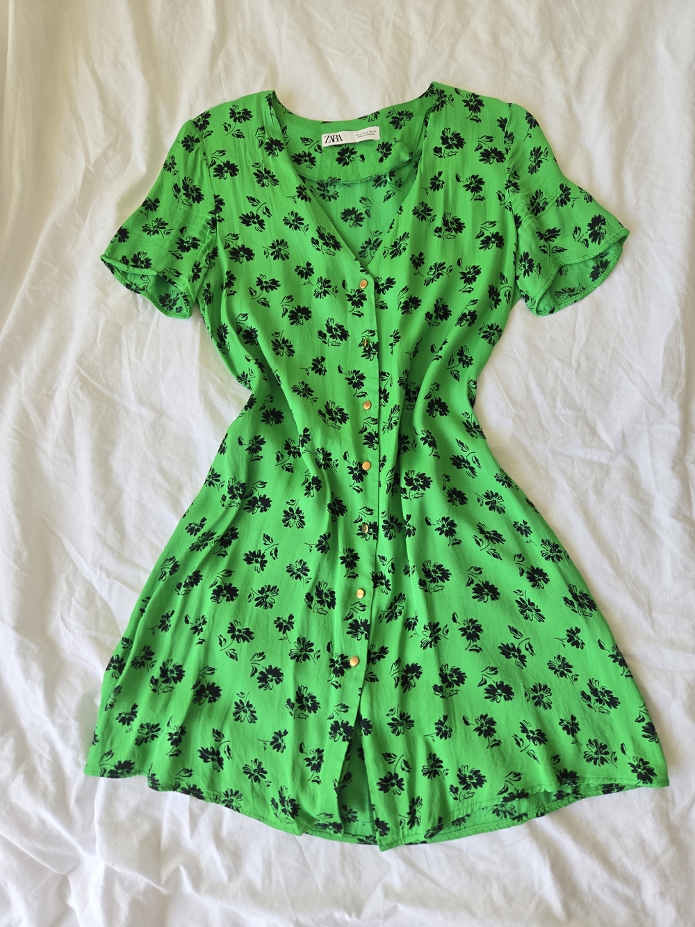 Silky Shirt Dress